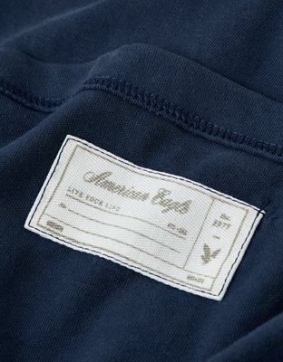AE Laidback Luxe Heavyweight Oversized Logo Graphic T-Shirt